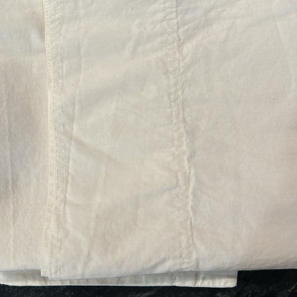 Coyuchi Organic Percale King Pillowcase Set of Four natural undyed - Picture 3 of 7